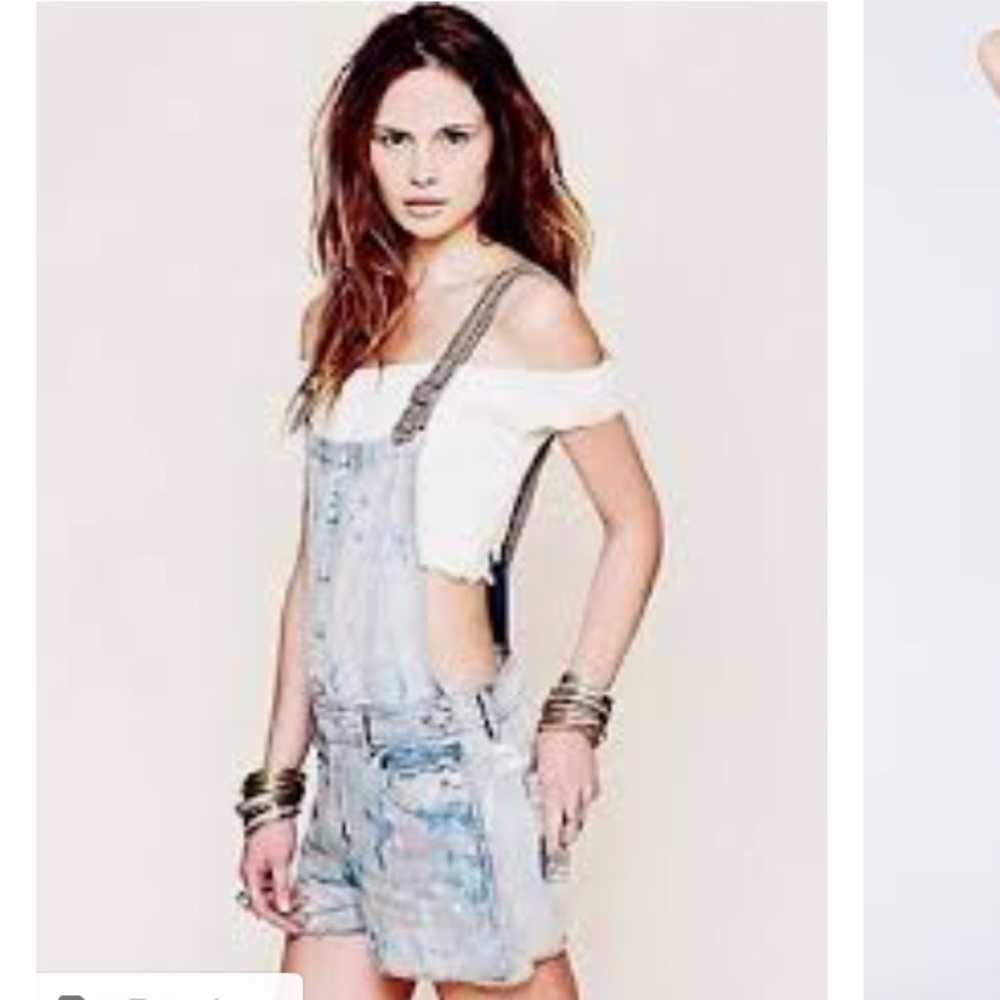 Free People Muddy Waters Overalls - size 6